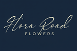 Flora Road Flowers Logo with FLOWERS text